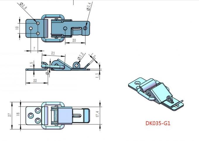 DK035 ο σύρτης ανοίξεων, συμπιεζόμενος δί ελατηρίου σύρτης τραβερσών, συμπιεζόμενος δί ελατηρίου σύρει το σύρτη